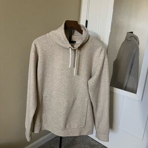 Doe & Rae Beige Hoodie Sweatshirt